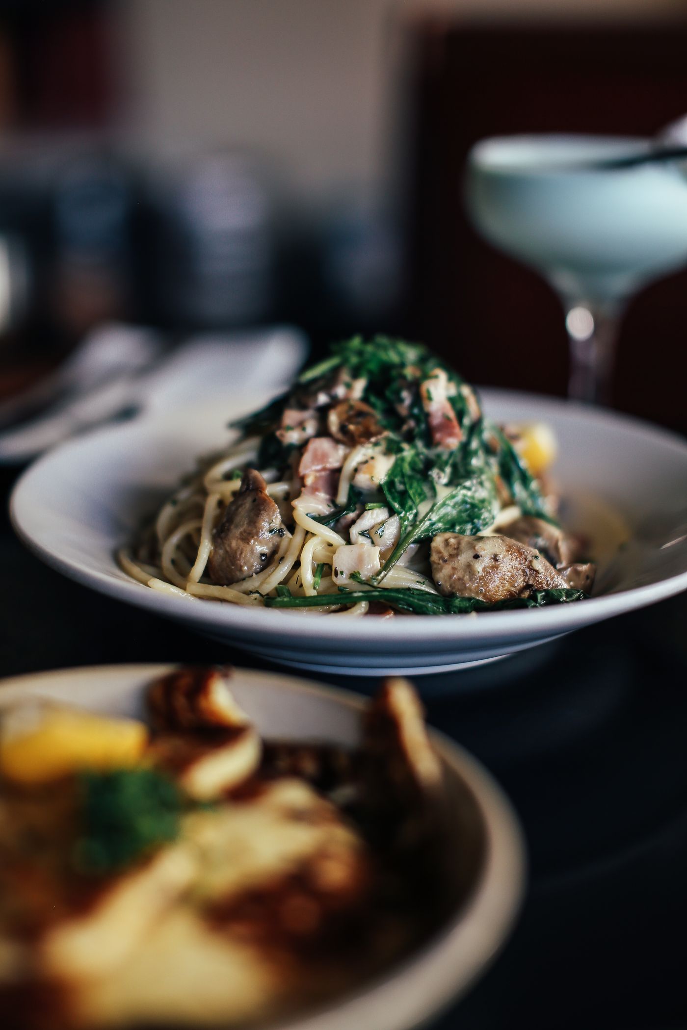 Spaghetti alle vongole, kurz vor dem Pass